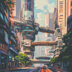 city cityscape