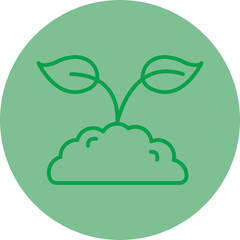 Sprout Vector Icon Design