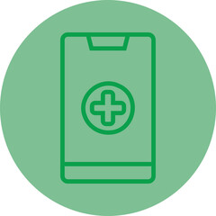 Obraz premium Mobile Clinic Icon Design