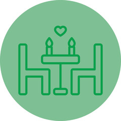 Candle Night Icon Design