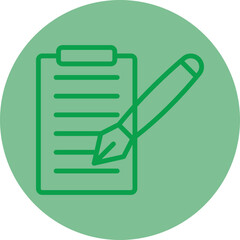 Calligraphy Vector Icon Design