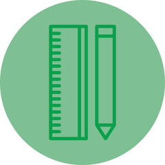 Ruller Vector Icon Design