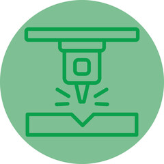 Laser Cutting Icon Design