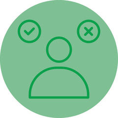 Decision Making Icon Design