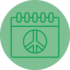 Peace Day Icon Design
