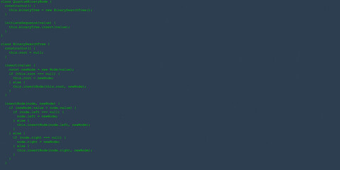 Programming Code on IDE Screen: Abstract Code Snippet