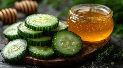 Cucumber and Honey, A Natural Beauty Treatment