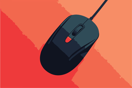 computer mouse illustration