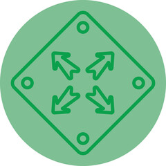 Resize Vector Icon Design