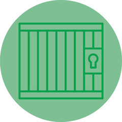 Prison Vector Icon Design