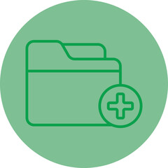 New Folder Vector Icon Design