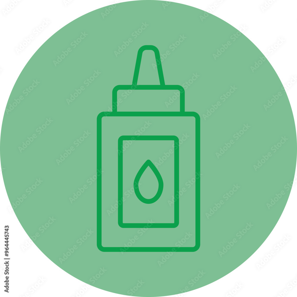 Poster Liquid Glue Vector Icon Design