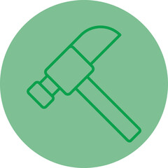 Hammer Vector Icon Design