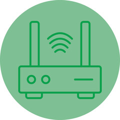 Router Vector Icon Design