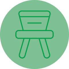 Baby Chair Vector Icon Design