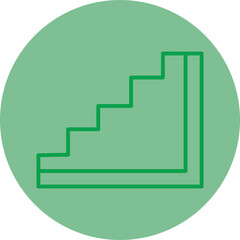 Stairs Vector Icon Design