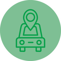 Driving Vector Icon Design