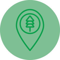 Forest Vector Icon Design