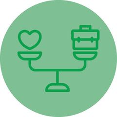 Balance Vector Icon Design