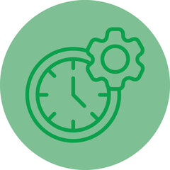 Time Management Vector Icon Design