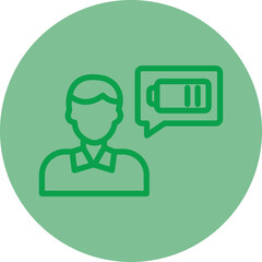 Burnout Vector Icon Design