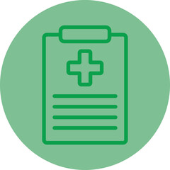 Obraz premium Health Report Vector Icon Design