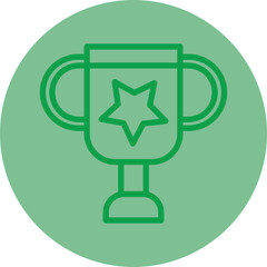 Trophy Vector Icon Design