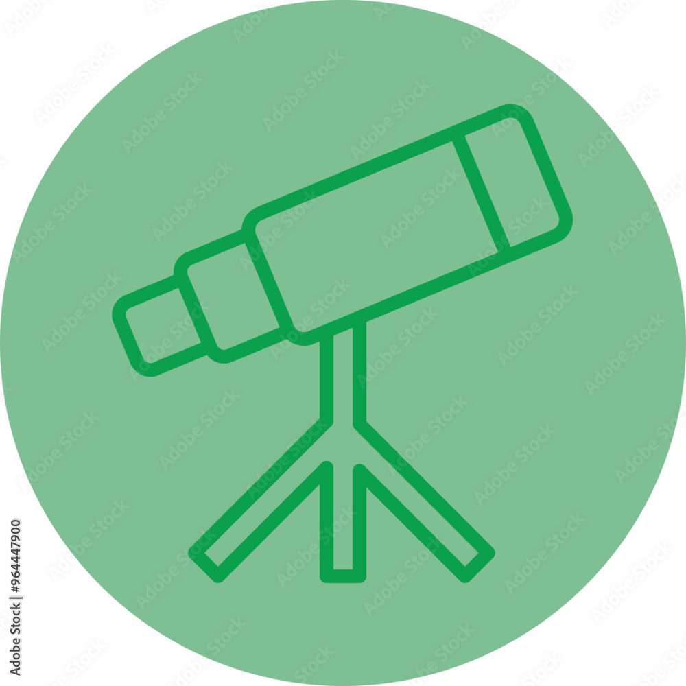 Canvas Prints telescope vector icon design