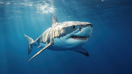 Great White Shark Underwater