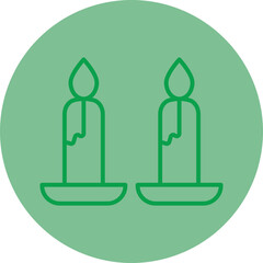Candle Vector Icon Design