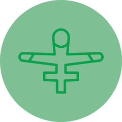 Fototapeta premium Drone Vector Icon Design