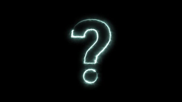 Energy seamless question mark