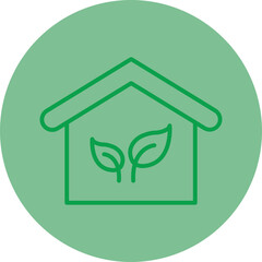 Greenhouse Vector Icon Design