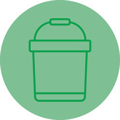 Bucket Vector Icon Design
