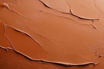 Close-up of creamy brown texture, ideal for backgrounds, artworks, and culinary themes. Smooth, rich, and visually appealing.