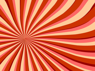 Fototapeta premium Vintage retro banner background. Colorful grunge wave wallpaper. Vector illustration. Twist party backround pattern.