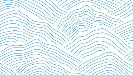 Obraz premium Abstract mountain background. Line style mountain background. Hand drawn Mountain line arts illustration.