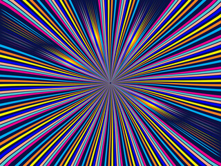 Vintage retro banner background. Colorful grunge wave wallpaper. Vector illustration. Twist party backround pattern.