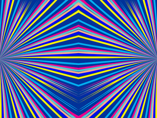 Vintage retro banner background. Colorful grunge wave wallpaper. Vector illustration. Twist party backround pattern.