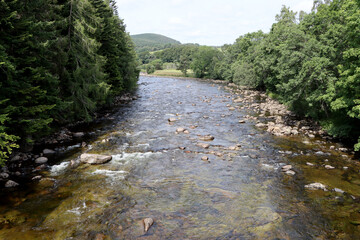 river in Scottish highlands