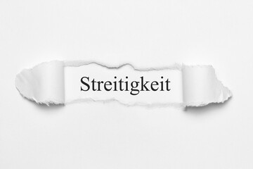 Streitigkeit	