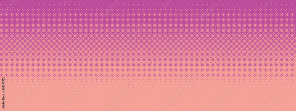 Poster pixel art gradient dithering background, 8 bit retro video game style, pixel pattern, mosaic texture, halftone, vector illustration