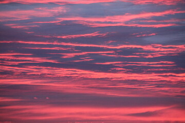 Himmel beim Sonnenuntergang 