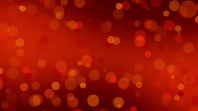 autumn orange and yellow colors bokeh lights astract 4k motion background, christmas and thanksgiving background