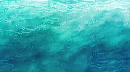 Obraz premium A serene abstract representation of water, showcasing gentle waves and a gradient of blue and turquoise hues.