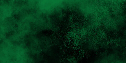 abstract cloud and vapor texture background. Black and Green smoke aquarelle smudge illustration smooth grungy smokey light green colors ink glow. green color powder explosion