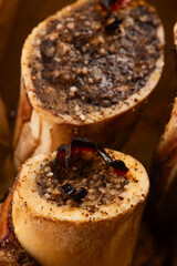 Homemade Roasted Beef Bone Marrow