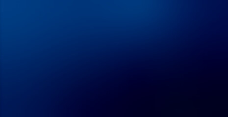 Dark Blue Gradient Blurry Background. Abstract Technology Wallpaper. Vector Illustration. Banner