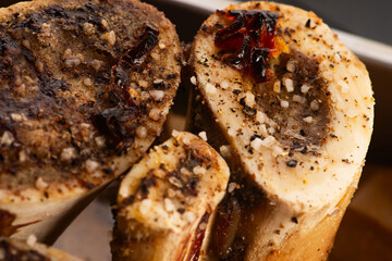 Homemade Roasted Beef Bone Marrow