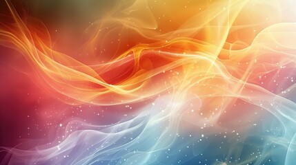 Obraz premium abstract wave colour harmony background